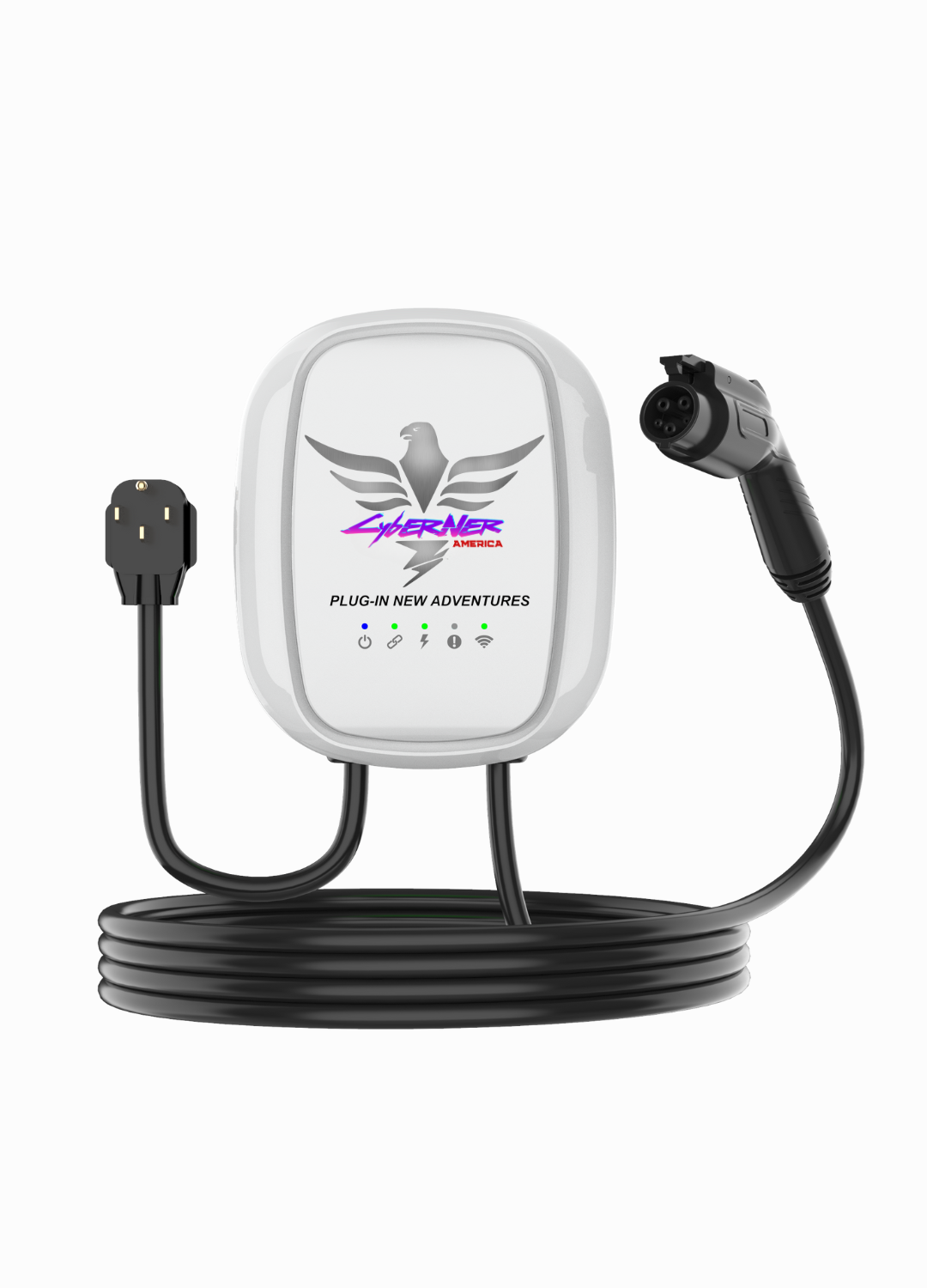 Commercial 40 Amps J1772 Charger Station CYBERNER AMERICA