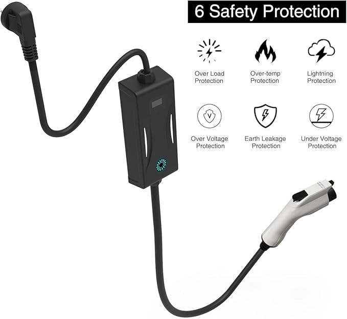 Portable EV Charger 16 A Current Delay 240V J1722 Electric Charger NEMA14-50 - Image 11