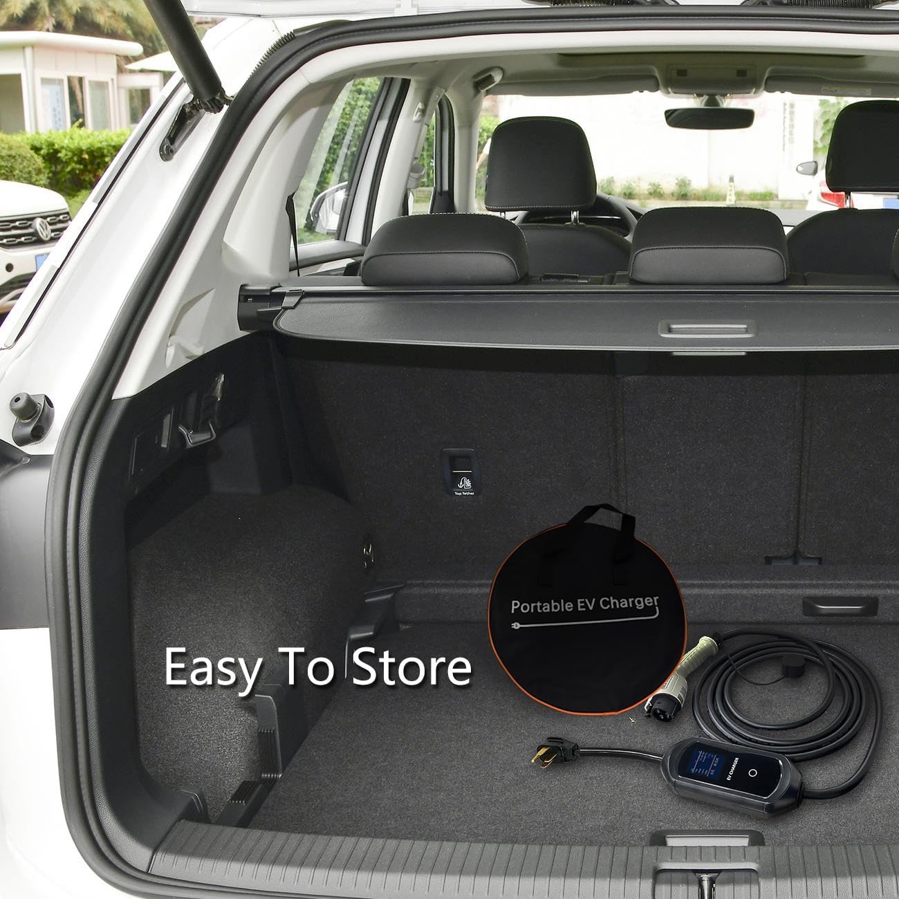 Portable Level 2 EV Charger, 32A Adjustable Screen Current Delay 240V J1722 Fast Electric Charger NEMA14-50 - Image 9