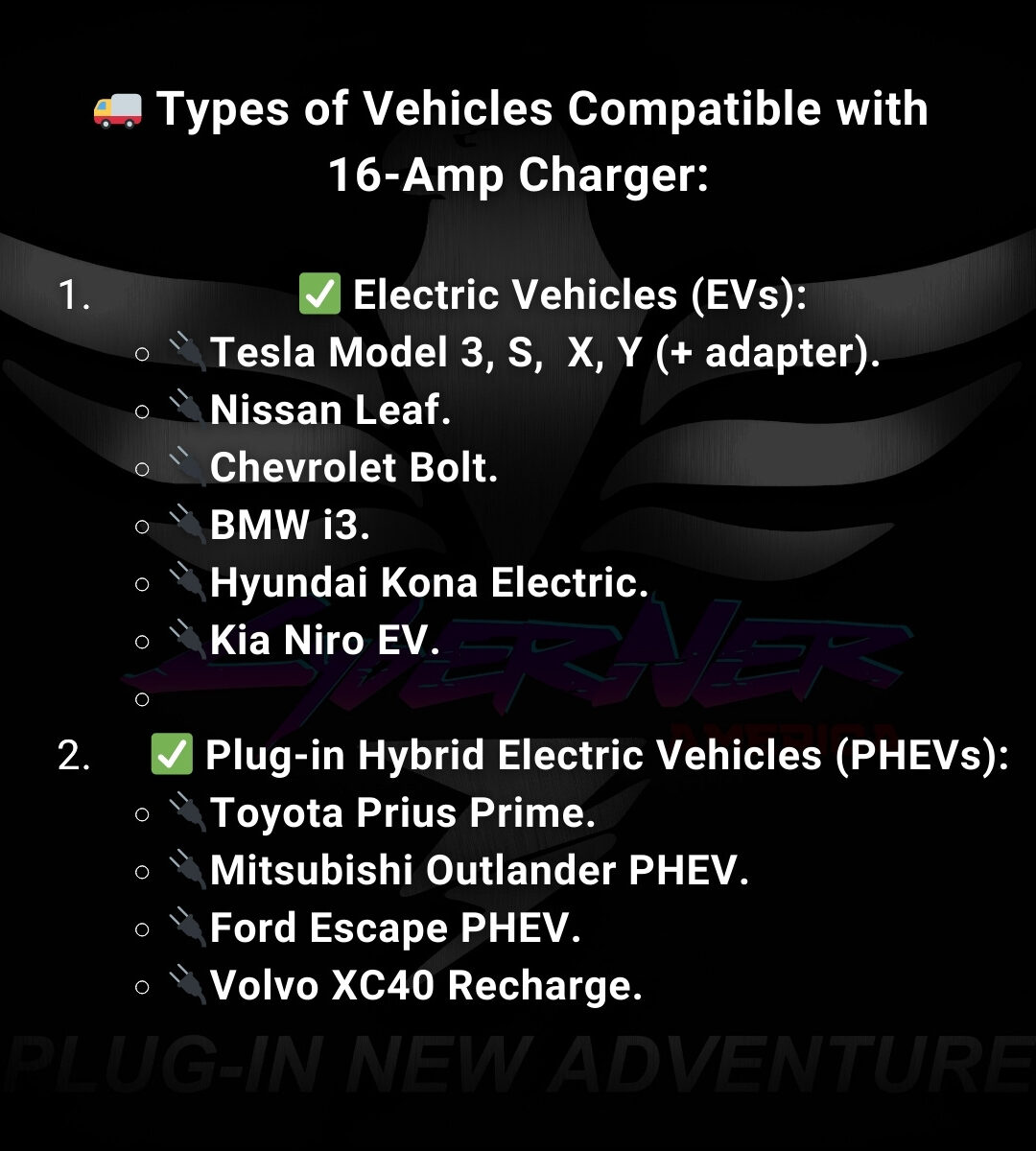 Portable EV Charger 16 A Current Delay 240V J1722 Electric Charger NEMA14-50 - Image 2
