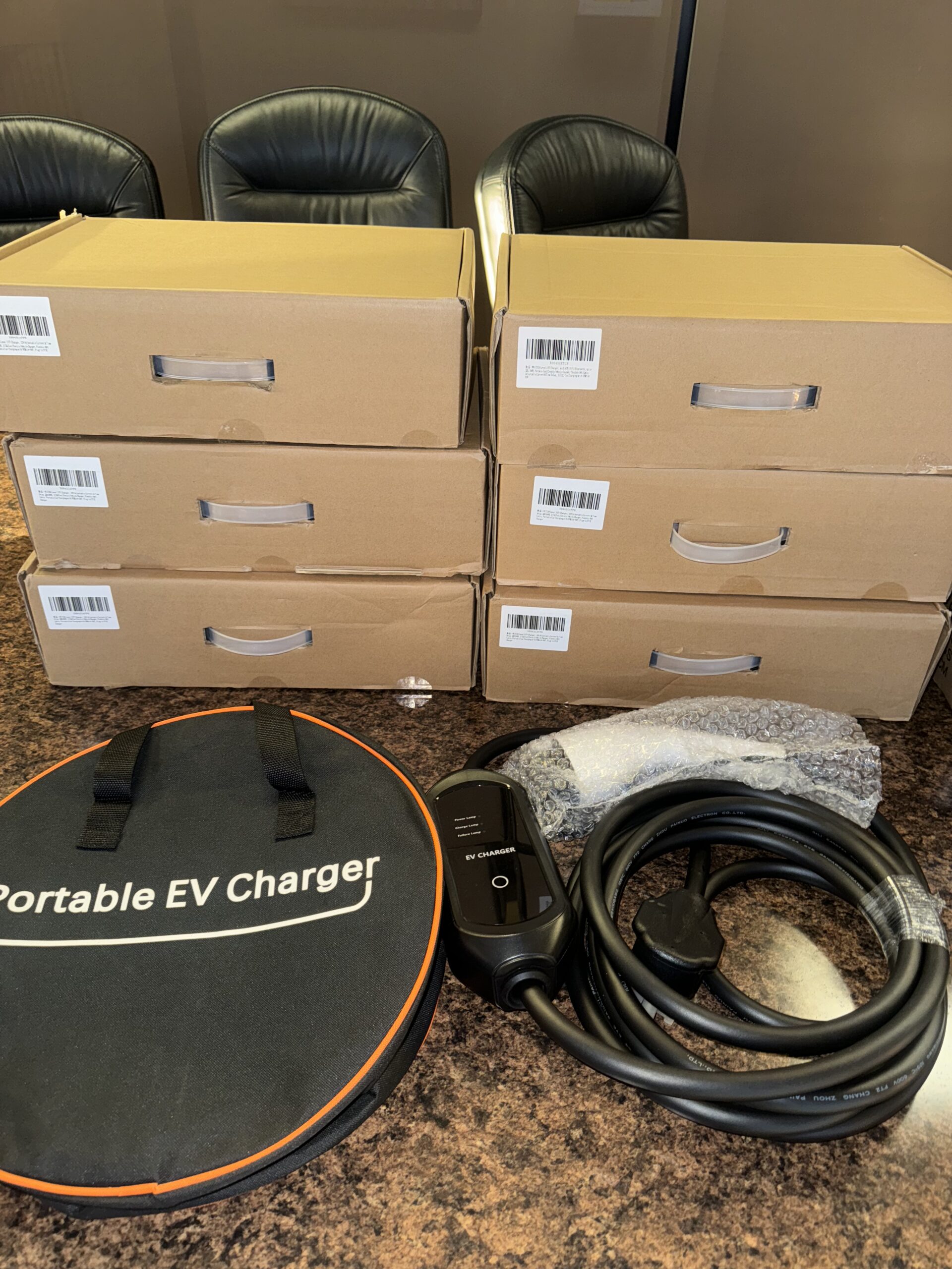 Portable Level 2 EV Charger, 32A Adjustable Current Delay 240V J1722 Fast Electric Charger NEMA14-50 - Image 3