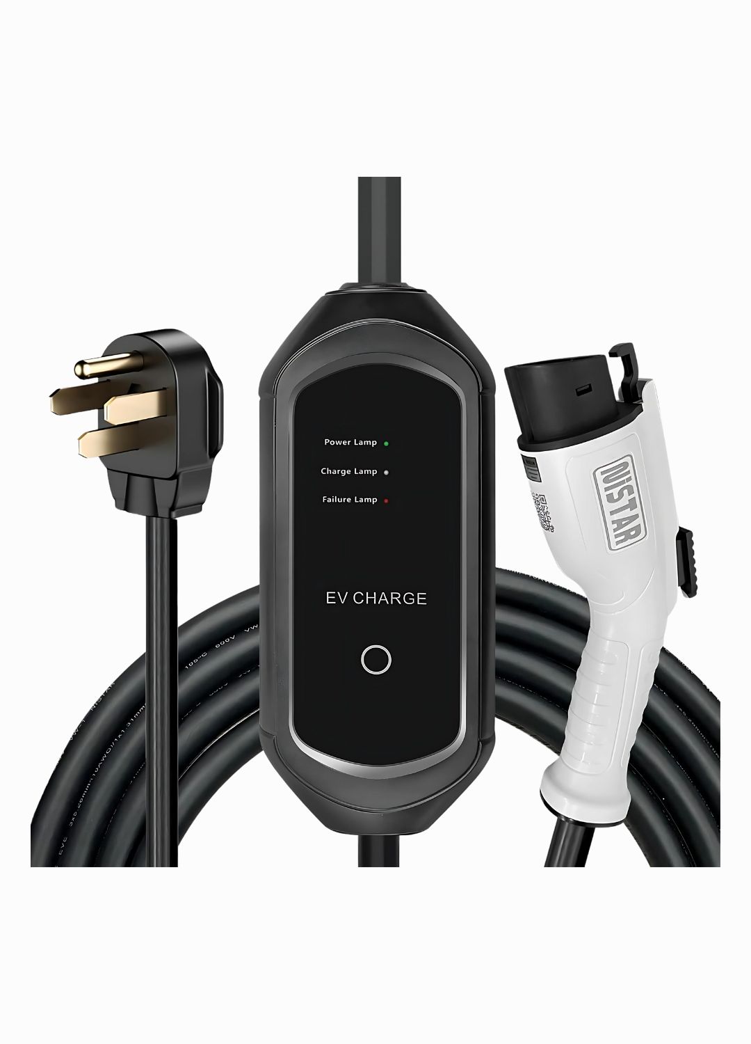 Portable Level 2 EV Charger, 32A Adjustable Current Delay 240V J1722 Fast Electric Charger NEMA14-50